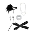 thumbnail image 2 of Conjunto de accesorios para mujer de los años 20 con diadema, estilo retro, accesorios creativos para fotos y decoración. Estilo D, 2 of 9