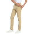 thumbnail image 5 of LRD Mens Slim Fit Performance Stretch Golf Pants - 30 x 32 Khaki, 5 of 6