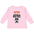 thumbnail image 3 of Inktastic Alaskan Klee Kai Dog Gift Boys or Girls Long Sleeve Toddler T-Shirt, 3 of 5