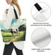 thumbnail image 3 of Balery Prairie Pasture Cow Bolsa Tote Estilo Estético con Cremalleras, Bolsa de Hombro, Bolsa de Compras Grande y Plegable, 3 of 8