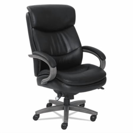 La-Z-Boy LZB48961A Big & Tall Wood Executive Chair, Black