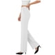 thumbnail image 2 of Pincandy Women's Solid Color Gabardine Pants - Elastic Waist with Unique Leg Line Design, Loose Fit with Side Pockets, Ideal for Casual & Active Lifestyles, 2 of 7