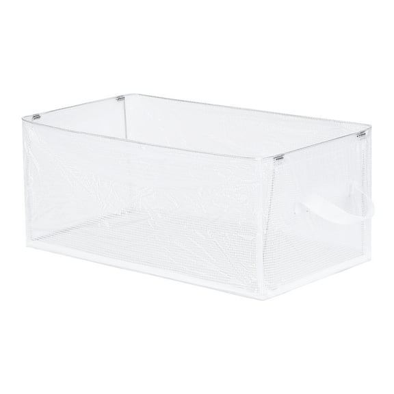 Unique Bargains Storage Bin with Handles Collapsible Storage Basket for Organizing Clothes