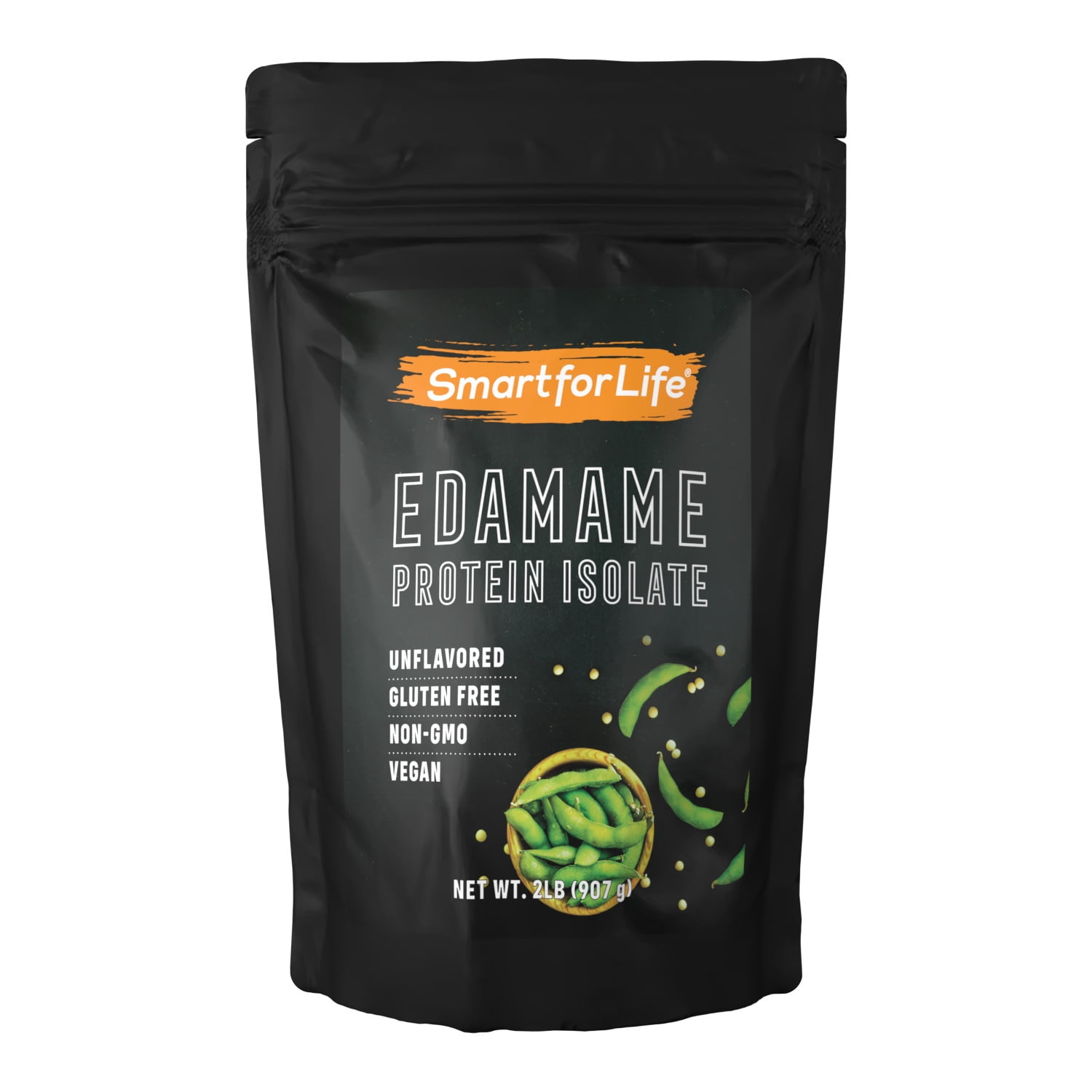 Smart for Life Edamame Protein Powder 2lb, Organic Vegan BCAAs