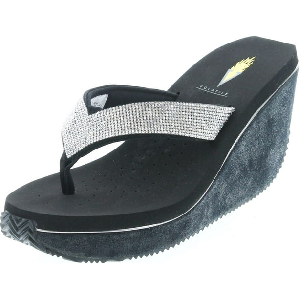 Volatile - Volatile Women's Glimpse Wedge Sandal - Walmart.com ...