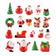 thumbnail image 1 of 20pcs Adornos de Navidad Navidad Decoración para el hogar Creative Desktop Ornaments, 1 of 4