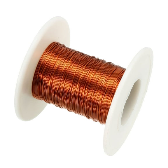Uxcell 0.31mm Dia Magnet Wire Enameled Copper Wire 49.2' Length Used for Inductors