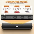 thumbnail image 2 of Máquina selladora al vacío Sellador al vacío de alimentos Sistema automático de sellado de aire para almacenamiento de alimentos Modos de alimentos secos y húmedos Diseño compacto de 12,6 pu, 2 of 4