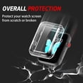 thumbnail image 4 of Cubierta protectora transparente de TPU de pantalla completa para Apple Watch Series 2/3 (42 mm), 4 of 4