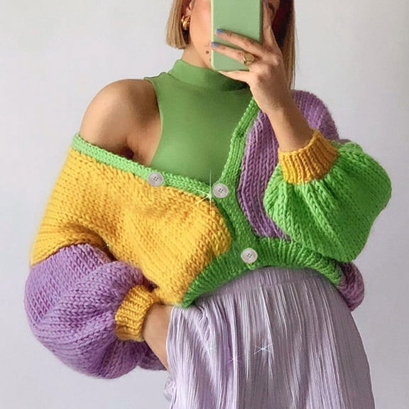 Vedolay Suit Jacket Women's Fashion Suit Open Front Long Sleeve Fitted Ruffle Casual Office Jacket,Purple One Size