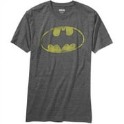 Men's Batman Logo Vintage Tee Charcoal