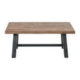 thumbnail image 3 of Alaterre Furniture Adam 3-Piece Solid Wood Living Room Table Set with 42 in. Coffee Table, 3 of 9