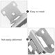 thumbnail image 3 of unbranded 2Ud Bisagras Semi Envolventes Para Puertas De Gabinete Con Mecanismo Autocierre Plata, 3 of 8