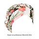 thumbnail image 2 of Guardurnaity Turbante de 3 piezas, transpirable, Multicolor, patrón europeo, capa única, envoltura para la cabeza, estilo musulmán, elasticidad, Sombreros flor de arroz, 2 of 6