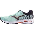 thumbnail image 4 of Mizuno Women's Wave Rider 22 Running Shoe, Size 9, Misty Jade-Graphite (429G), 4 of 7