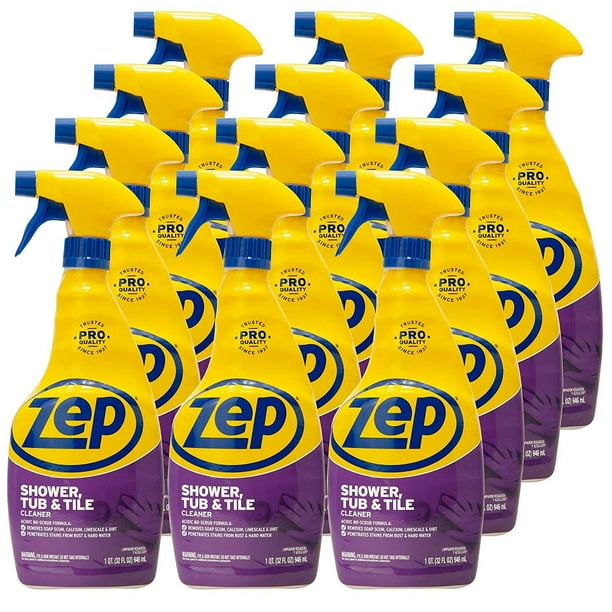 Zep Foaming Shower, Tub and Tile Cleaner 32 Ounce ZUPFTT32 case of 12