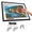 A3-D28-Black-Battery Powered, variant on Elice A4 Ultra-thin Light-up Tracing Pad Diamond Art Lightbox with 4 Clips, Light Copy Board Tracing Table for Drawing Sketching Animation