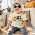 thumbnail image 2 of One Happy Dude 1st Birthday Matching Family Outfits for Baby Girls and Mom and Dad Natural Shirt 18 Months, 2 of 8