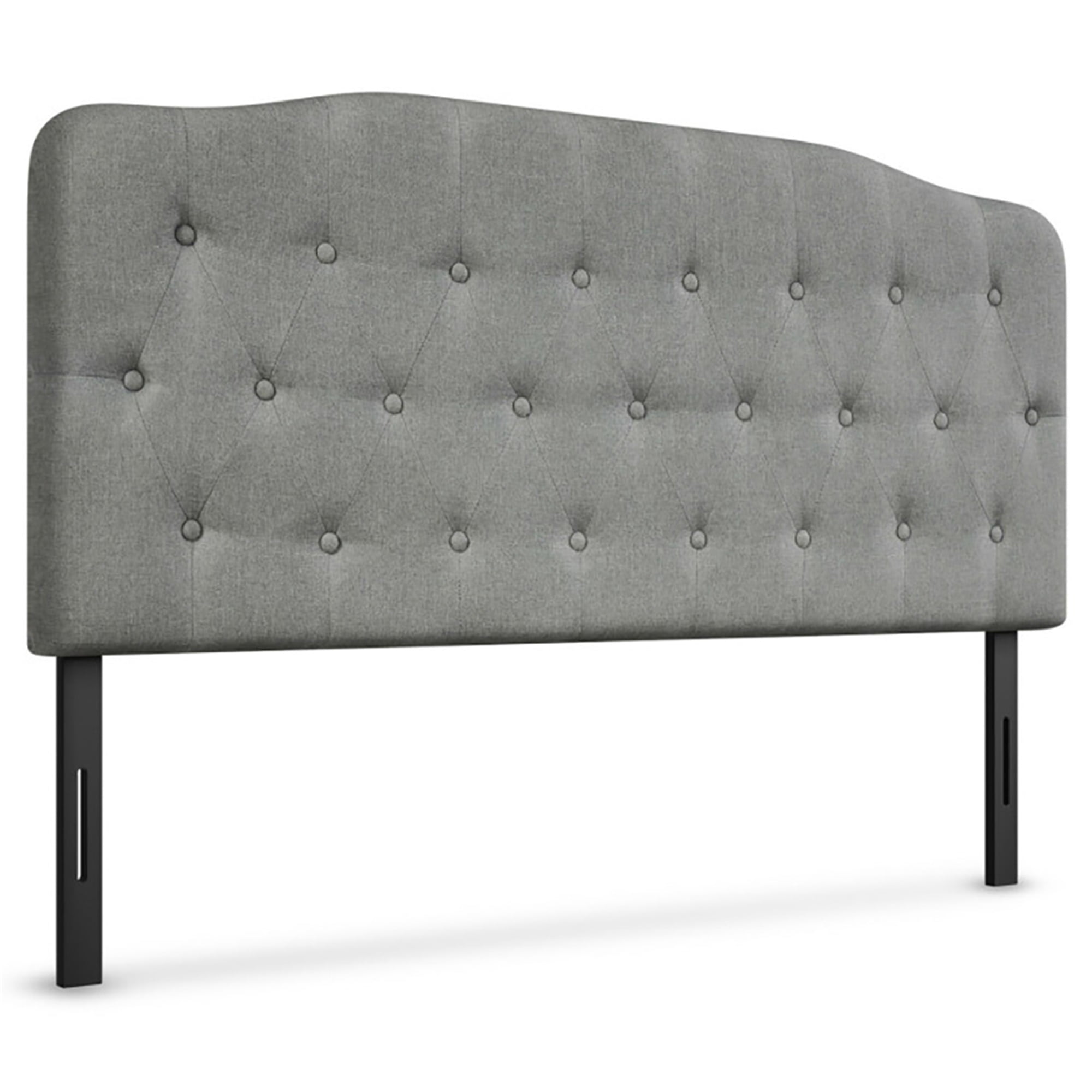YYAo Headboard, Headboards Queen Size Upholstery Button Tufting Headboards for Bedroom, Queen Size Bed(Light Gray, Queen)