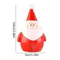 thumbnail image 3 of Christmas Miniature Figurines, Mini Resin Santa Decoration For DIY Christmas Decoration, 3 of 3