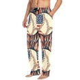thumbnail image 2 of FORMRS Mens Pajama Pants with Pockets Sleepwear Lounge Bottoms Sizes S-2XL, Baseball Pattern, 2 of 7