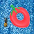 thumbnail image 4 of YSNOOWE 1Set Strawberry Shaped Swimming Ring Inflatable Pool Toy for Children Summer Holidays, 4 of 7