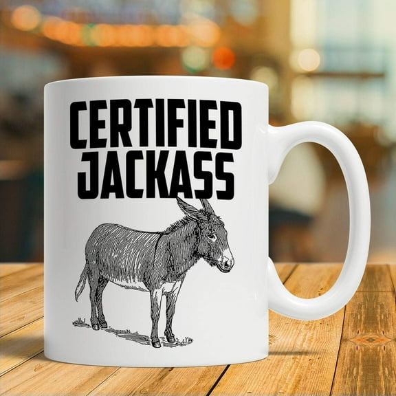 Jackass Gift, Jackass Mug, Jackass Coffee Cup