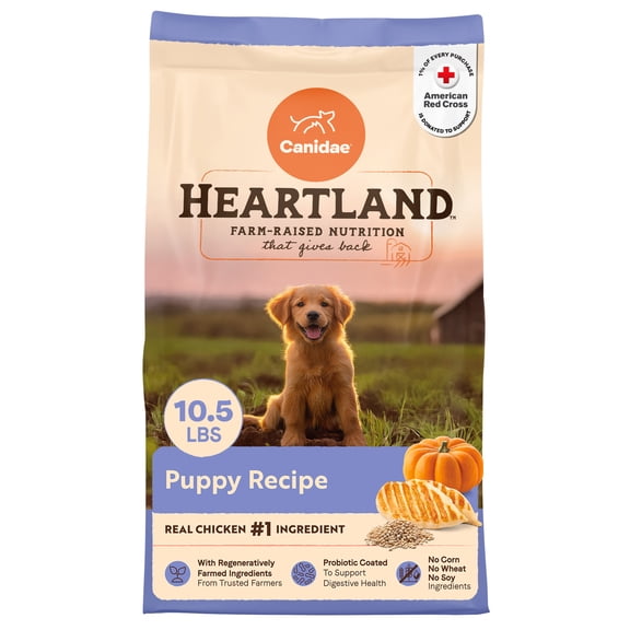 Canidae Heartland Farm-Raised Chicken & Ancient Grains Puppy Recipe, 10.5 lb. Bag