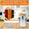 thumbnail image 2 of LAICAIW 2Pack Canner Rack for Pressure Canner, 11-Inch Stainless Steel Pressure Cooker Rack, Compatible with Presto, All-American and More, 2 of 7