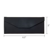 Equate Folding Eyeglass Case, Black