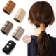 thumbnail image 5 of Soidarity Lazos para el cabello soporte de cola de caballo ajustable lindos accesorios para el cabello impermeable ligero portátil superficie Cuidado del cabello Gris, 5 of 6