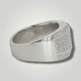 thumbnail image 5 of Forever Jewels 2 CT Round Cut Moissanite Men Solitaire Engagement Ring 14K White Gold Plated, 5 of 5