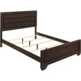 thumbnail image 3 of JERFIT 4-Piece Queen Bedroom Set in Dark Cocoa, Transitional Style Engineered Wood Bed Frame, Dresser, Mirror & Nightstand, 3 of 10
