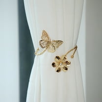 GFHFHITJ Curtain Tiebacks, Metal Curtain Holdbacks Clip for Drapes Decorative Curtain Holder for Home Outdoor Bedroom Office