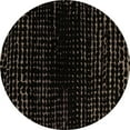 thumbnail image 1 of Ahgly Company Indoor Round Abstract Brown Modern Area Rugs, 5' Round, 1 of 4