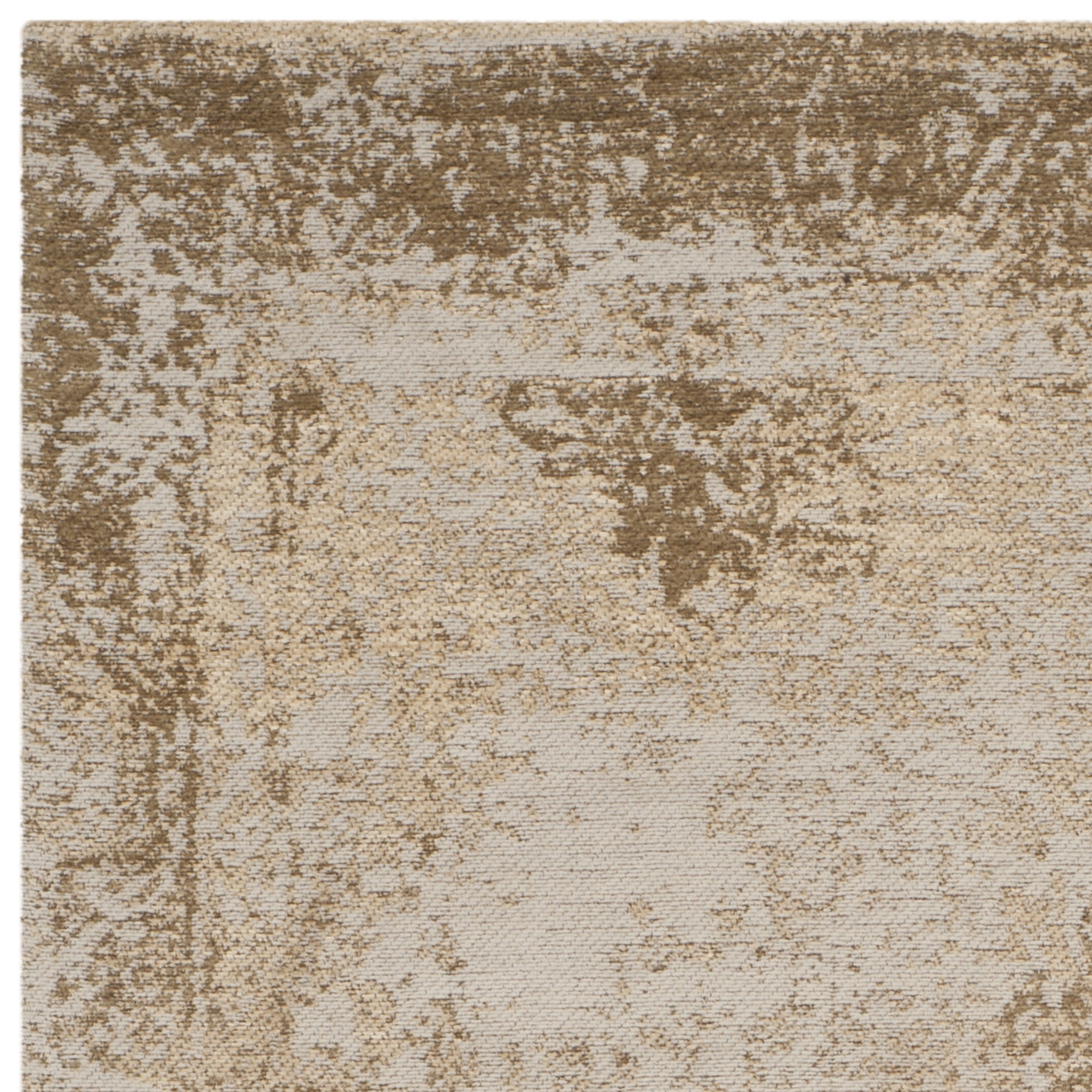 SAFAVIEH Classic Vintage Peter Overdyed Border Cotton Area Rug, Sand, 3' x 5'