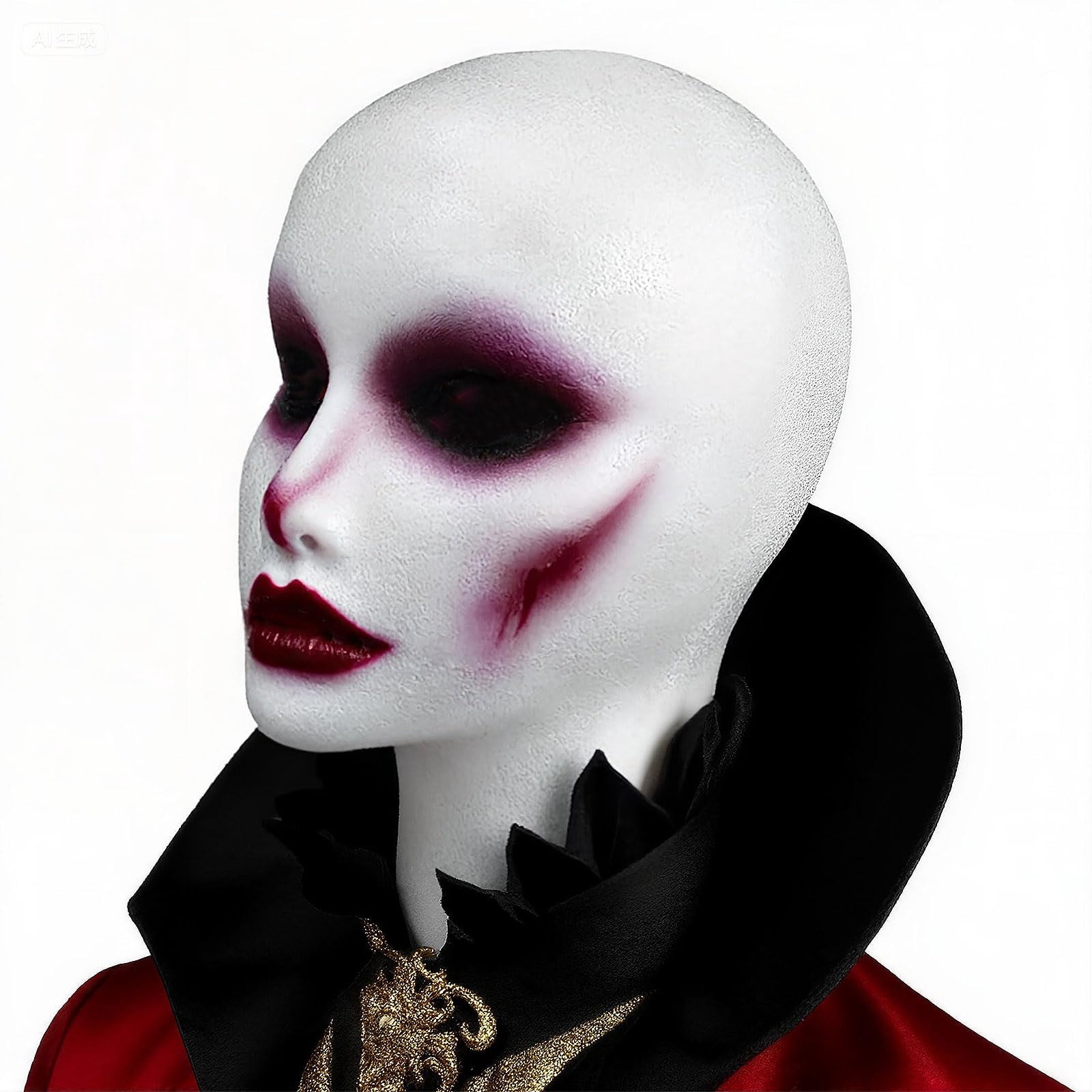 12" 3 Pcs Foam Wig Head - Tall Female Foam Mannequin Wig Stand and Holder for Style, Model And Display Hair, Hats and Hairpieces, Mask - for Home, Salon and Travel