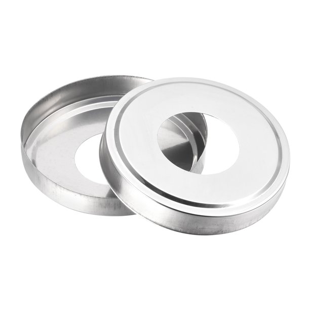 Uxcell Round Escutcheon Plate, 201 Stainless Steel Water Pipe Cover for