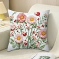 thumbnail image 6 of Qiweii Boho Chic Printed Pillow Covers, Machine Washable Embroidered-Look Cushion Covers with Hidden Zipper, Decorative Sofa Throw Pillowcases for Home Decor, 6 of 6