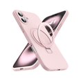 thumbnail image 1 of HAYAN Designed for iPhone 16 Case with Magnetic Invisible Stand Compatible with Mag-Safe Military Drop Tested Shockproof Silicone iPhone 16 Phone Cases for Women Men 6.1'', Pink, 1 of 1