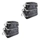 thumbnail image 1 of Greeniant Maleta de compresión resistente al desgaste bolsas organizadoras de equipaje almacenamiento para zapatos negro Negro 3 piezas 2Conjunto, 1 of 1