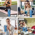 thumbnail image 7 of Modern 40oz Tumbler– Stainless Steel Insulated Tumbler with Handle and Straw, Large Capacity Travel Cup for Hot & Cold Drinks, 7 of 7