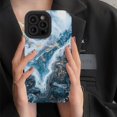 thumbnail image 2 of Spilling Ink Marbled Phone Case For iPhone 15 14 13 12 11 Pro Max 15 14Plus 12 13 Mini X XR XS Max 7 8Plus Shockproof Soft Cover, 2 of 6