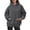 /v99Dark Gray445, variant on CAIVO Womens Oversized Sweatshirts Pullover Hoodies Artificial Velvet Long Sleeve With Pockets Winter Fall Solid Color Hoodies Christmas Cozy Tops