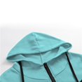 thumbnail image 6 of LYXSSBYX Sweatsuits 2pcs Sets Womens Clearance Women's Solid Color Patchwork Hooded Casual Sports Set, 6 of 9
