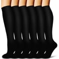 thumbnail image 1 of COOLOVER Copper Compression Socks for Women and Men(6 Pairs)-Best Support for Running, Athletic, Nursing, Travel, 1 of 7