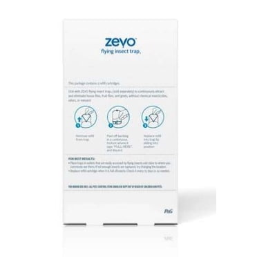 8-Pack Refill Cartridge Kit - Compatible With Zevo M364 Flying Insect Trap