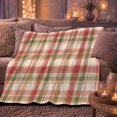 thumbnail image 6 of Rustic Plaid, Festive autumn celebration Scene, Warm Flannel Blanket for Living Room and Family Room with Detailed Artwork, Art Lovers autumn celebration Gift, Festive Home Decor, 6 of 9