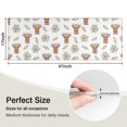 thumbnail image 5 of White Highland Cow Flower Pattern Kitchen Rug Mat,Kitchen Runner Rugs Non Skid Washable,Decorative Kitchen Floor Mats for Kitchen,Sink,Laundry,17"X47", 5 of 5
