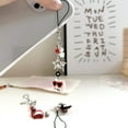 thumbnail image 4 of Cute Hello Kitty Mobile Phone Chain Punk Cat Keychain Pendant Anti-Lost Lanyard Phone Wrist Hanging Chain Earphone Camera Chain Style 11, 4 of 6